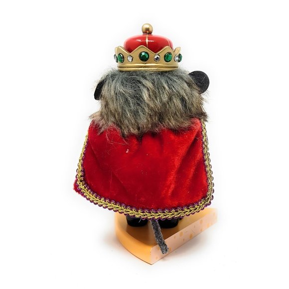 Christmas Wood 7.5" Mouse Soldier Nutcracker - Picture 4 of 4